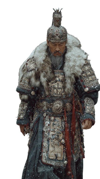 Armoured Emperor Taizong Vinyl Car Decal Sticker – Waterproof & UV-Resistant 9.706666666666667"