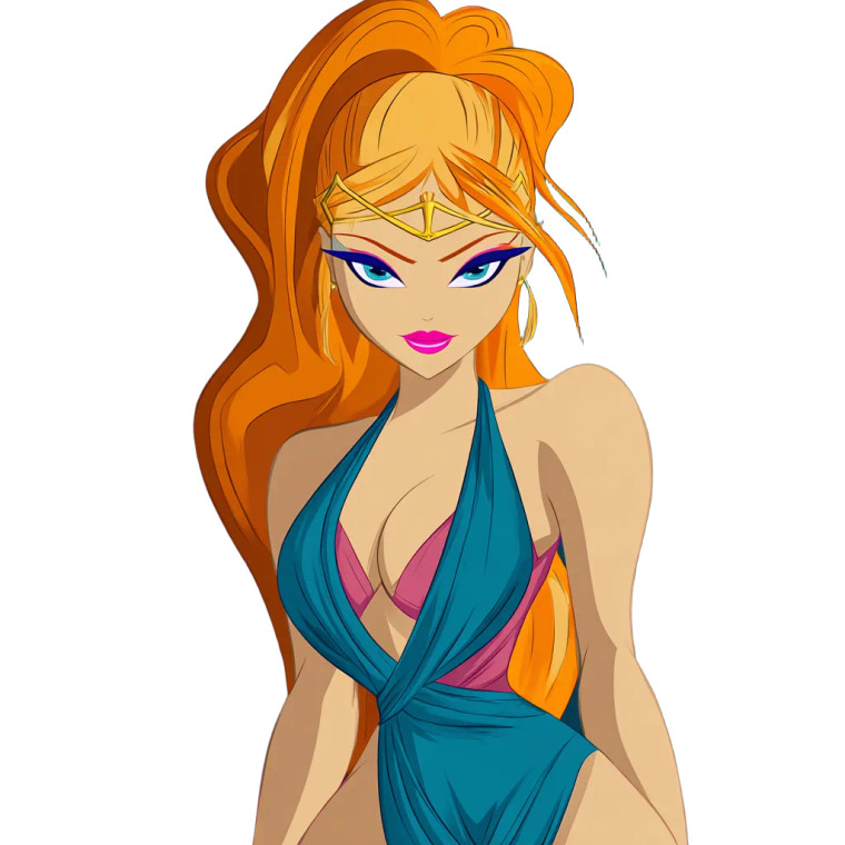Glamorous Amazonian Warrior Vinyl Car Decal Sticker – Waterproof & UV-Resistant 3.4133333333333336"