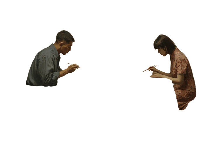 Distant Family Meal Vinyl Car Decal Sticker – Waterproof & UV-Resistant 2.986666666666667"