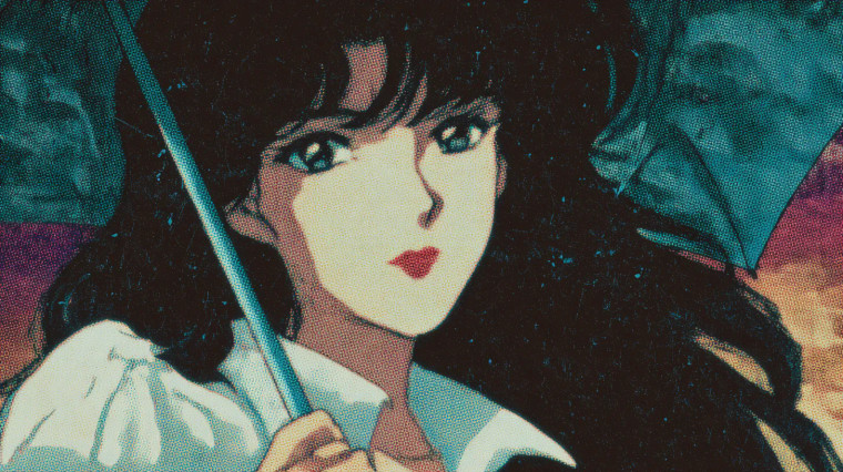 Retro Anime Beauty Vinyl Car Decal Sticker – Waterproof & UV-Resistant 2.72"