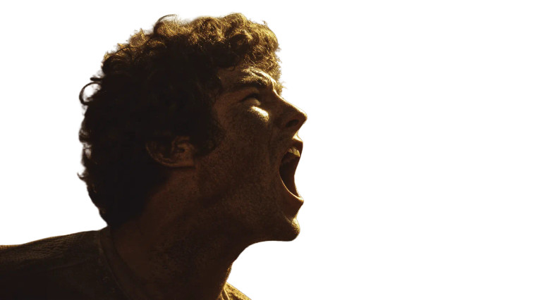 Cheering Man Vinyl Car Decal Sticker – Waterproof & UV-Resistant 5.4