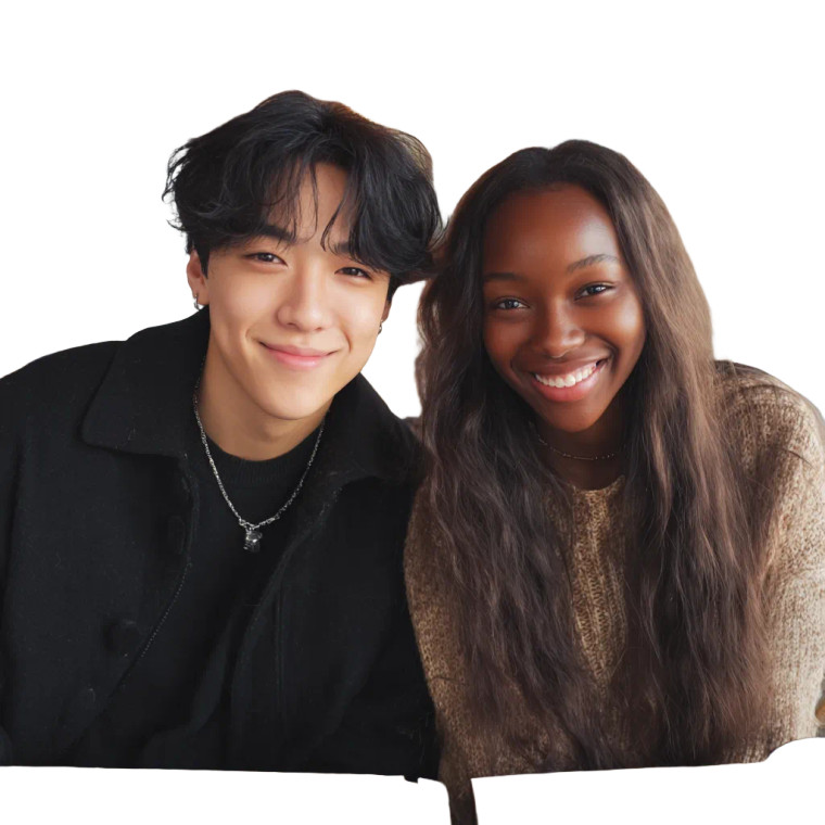 Young Couple Coffee Vinyl Car Decal Sticker – Waterproof & UV-Resistant 6.826666666666667"