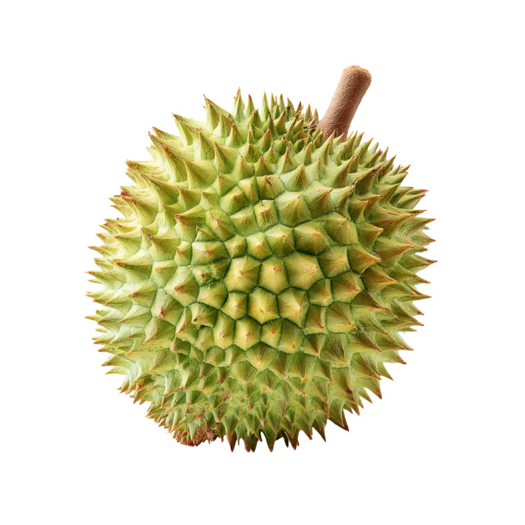Spiky Durian Fruit Vinyl Car Decal Sticker – Waterproof & UV-Resistant 6.826666666666667"