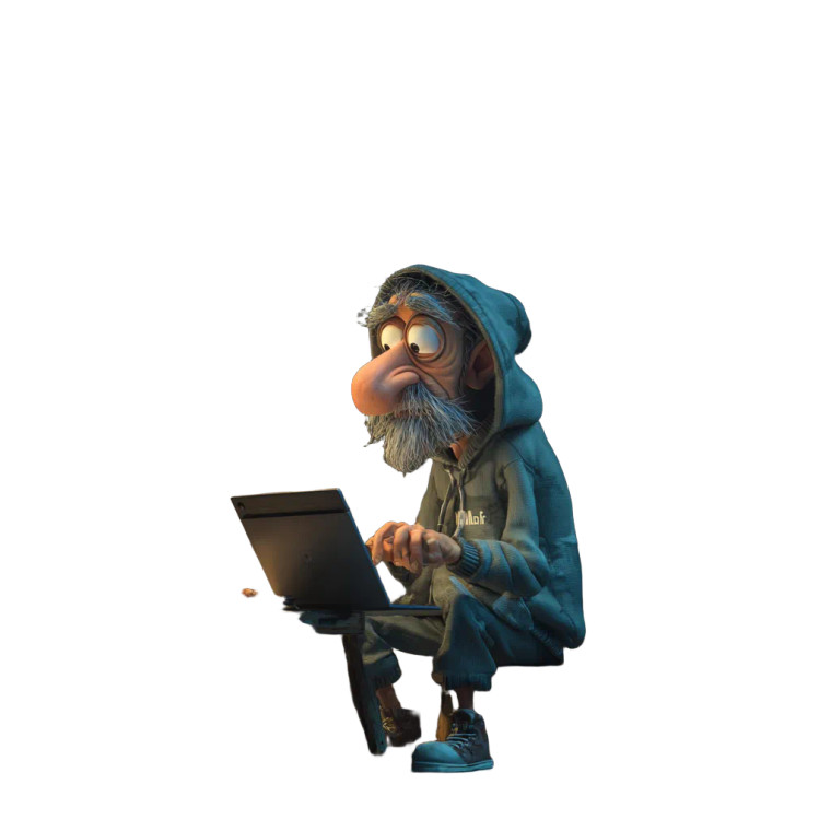 Surprised Old Man V3 Vinyl Car Decal Sticker – Waterproof & UV-Resistant 3.4133333333333336"