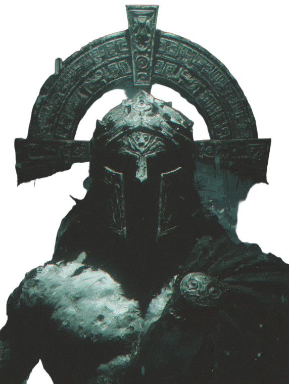 Sci-Fi Aztec Gladiator Vinyl Car Decal Sticker – Waterproof & UV-Resistant 8.213333333333333"