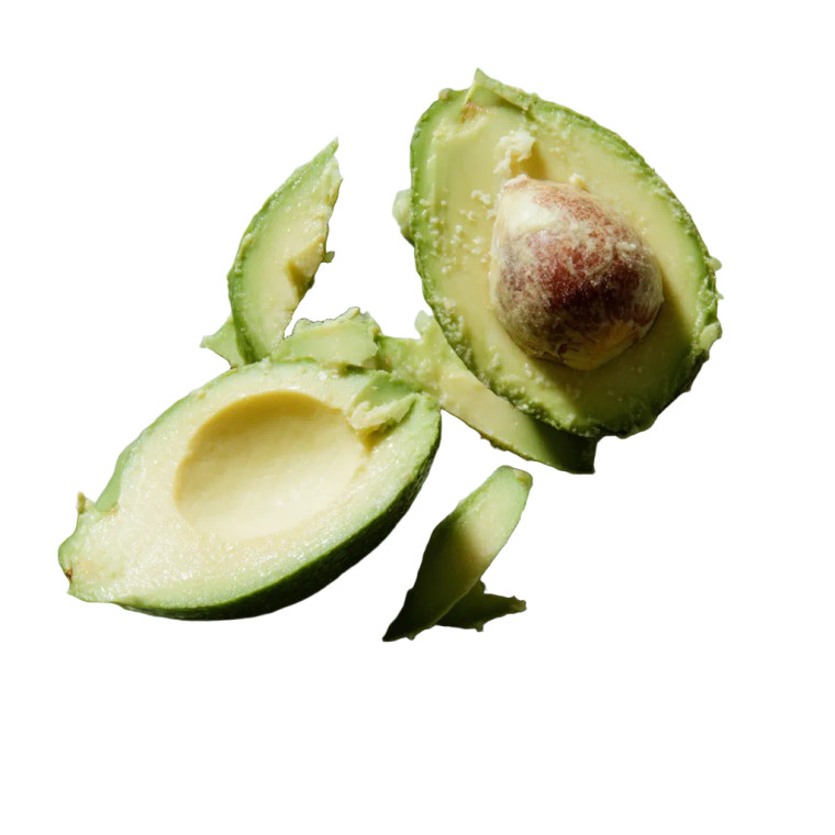 Peeled Avocado Slice Vinyl Car Decal Sticker – Waterproof & UV-Resistant 6.826666666666667"