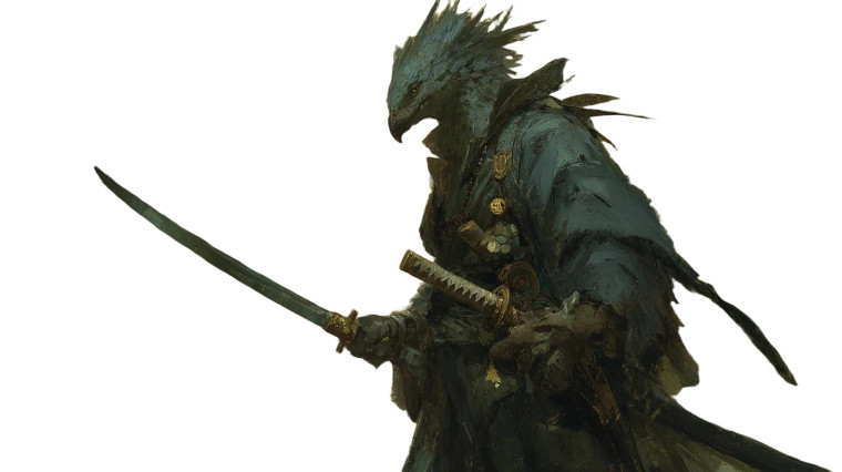 Feathered Dragon Hawk Vinyl Car Decal Sticker – Waterproof & UV-Resistant 2.72"