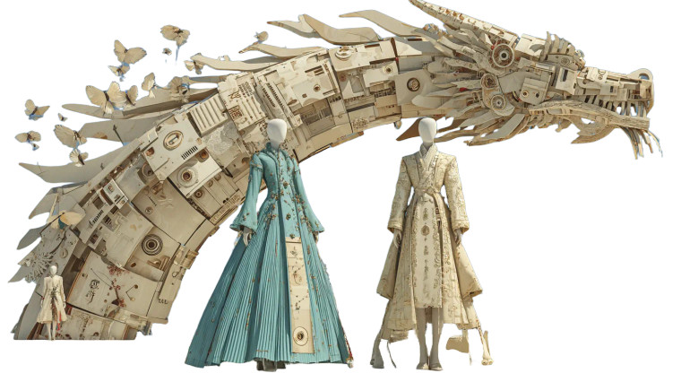 Mystical Oriental Dragon Vinyl Car Decal Sticker – Waterproof & UV-Resistant 2.72"