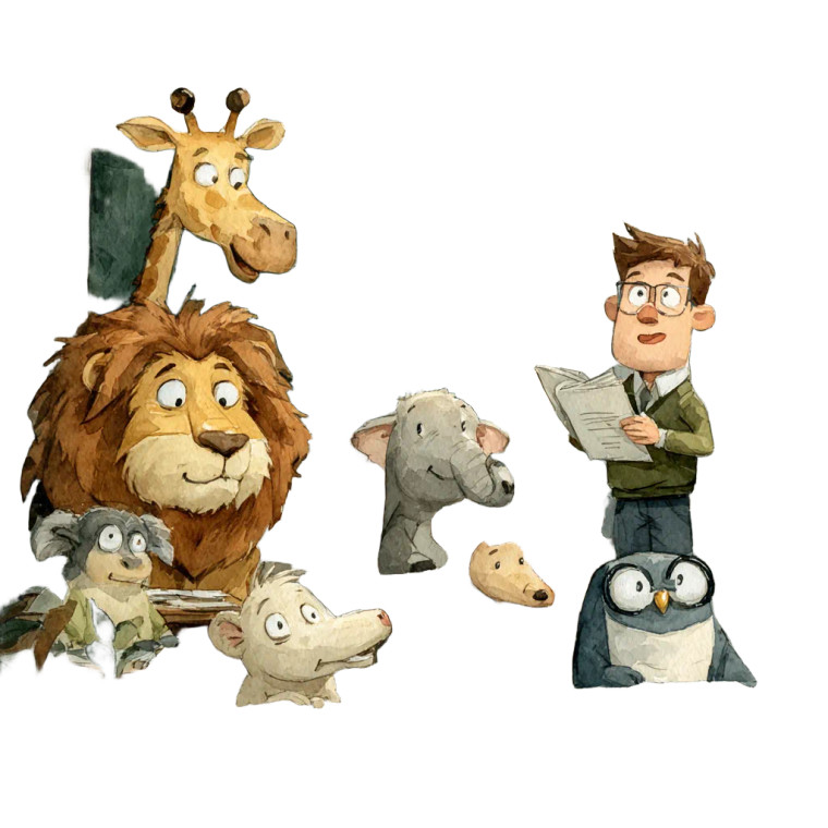 Whimsical Animal Classroom Vinyl Car Decal Sticker – Waterproof & UV-Resistant 6.826666666666667"