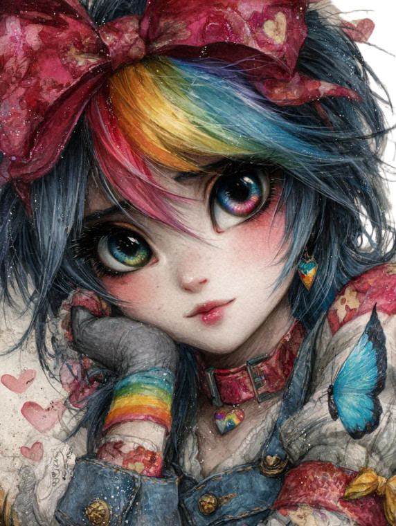 Rainbow Dash Fashion Vinyl Car Decal Sticker – Waterproof & UV-Resistant 8.213333333333333"