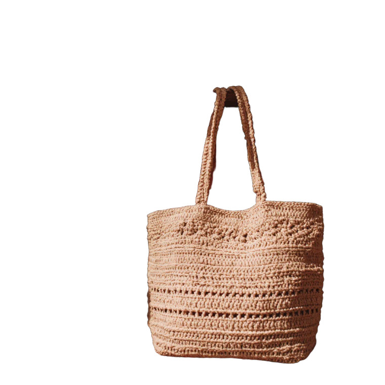 Woman With Crochet Bag Vinyl Car Decal Sticker – Waterproof & UV-Resistant 6.826666666666667"