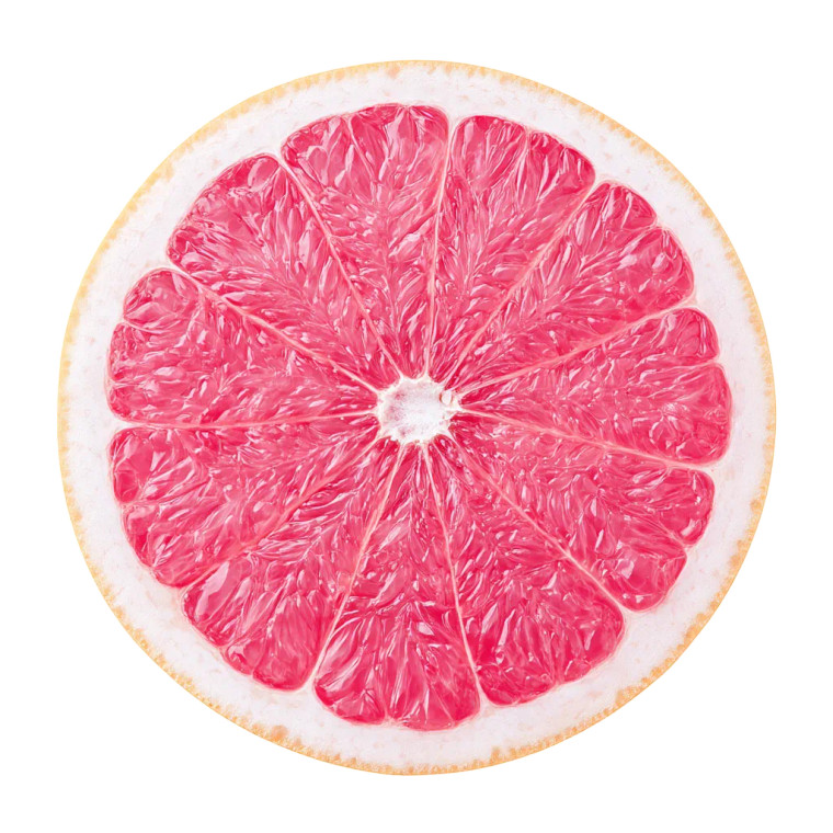 Grapefruit Slice Vinyl Car Decal Sticker – Waterproof & UV-Resistant 6.826666666666667"