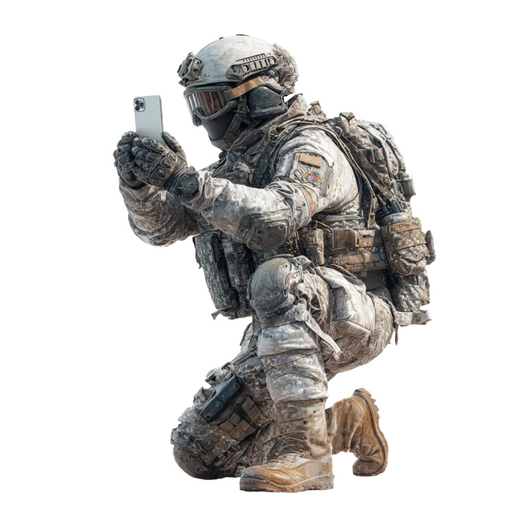 Modern Russian Soldier Vinyl Car Decal Sticker – Waterproof & UV-Resistant 3.4133333333333336"