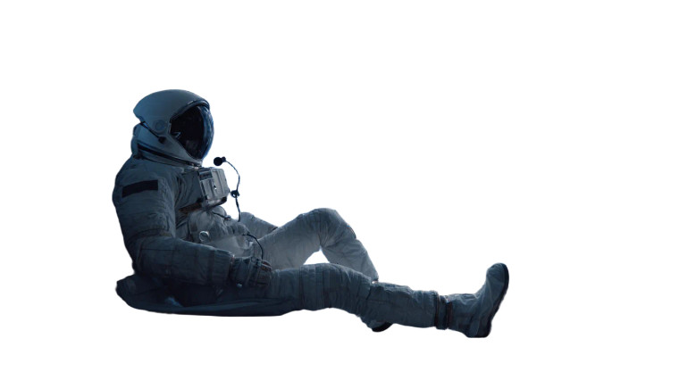 Astronaut Podcasting Vinyl Car Decal Sticker – Waterproof & UV-Resistant 2.72"