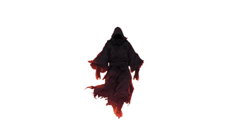 Cursed Pyromancer Vinyl Car Decal Sticker – Waterproof & UV-Resistant 5.4