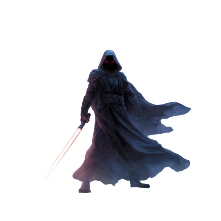 Evil Sith Lord Vinyl Car Decal Sticker – Waterproof & UV-Resistant 6.826666666666667"