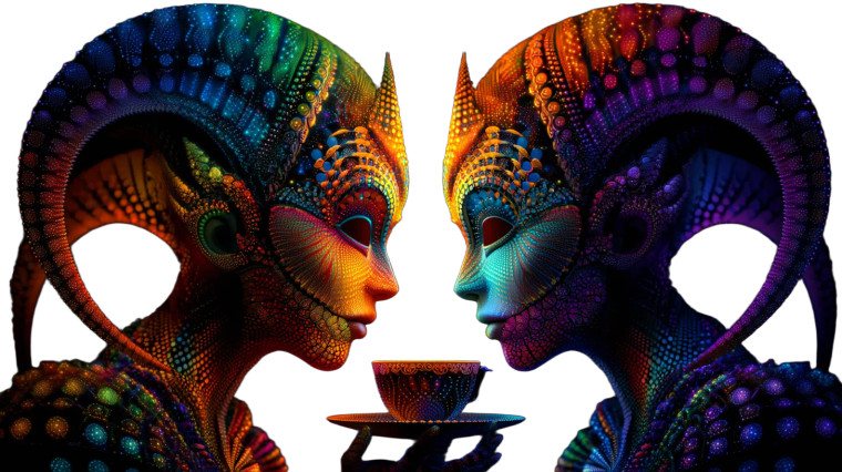 Twin Rainbow Clowns Vinyl Car Decal Sticker – Waterproof & UV-Resistant 5.4