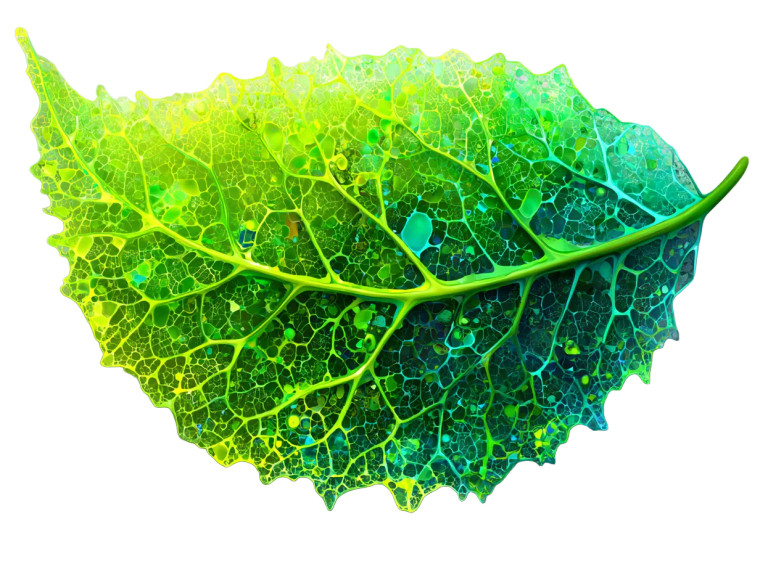 Green Spring Leaf Vinyl Car Decal Sticker – Waterproof & UV-Resistant 6.1866666666666665"