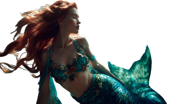 Aquatic Fantasy Character Vinyl Car Decal Sticker – Waterproof & UV-Resistant 5.4