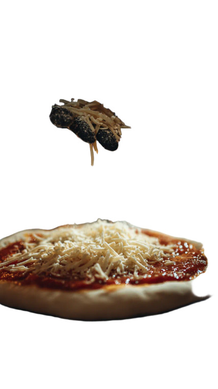 Cheese Sprinkling Hand Vinyl Car Decal Sticker – Waterproof & UV-Resistant 9.706666666666667"