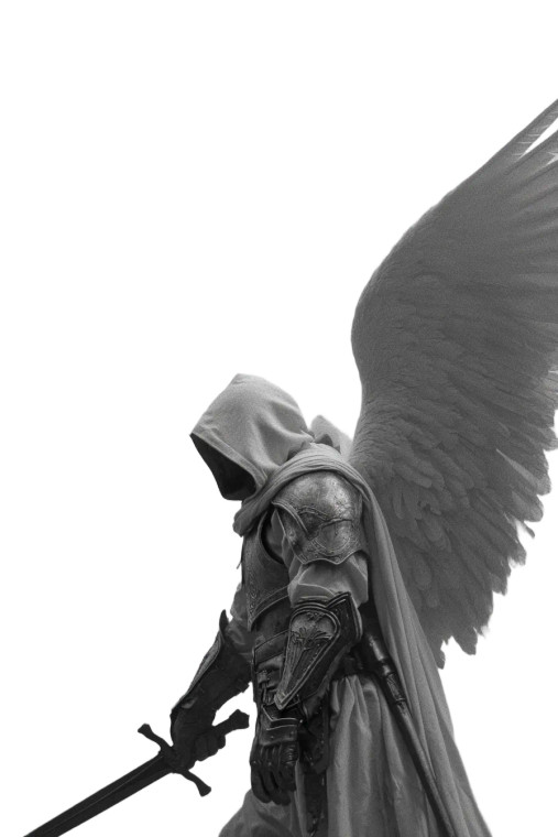 Armored Angel V22 Vinyl Car Decal Sticker – Waterproof & UV-Resistant 4.4
