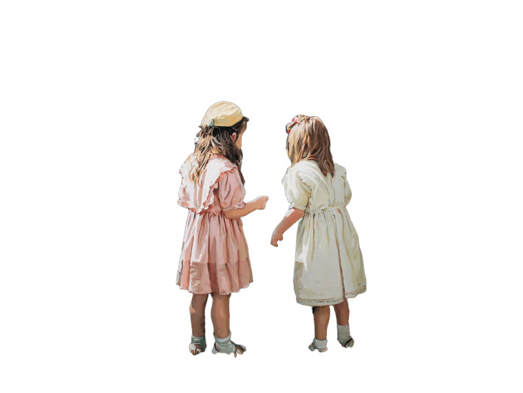 Little Girls Garden Vinyl Car Decal Sticker – Waterproof & UV-Resistant 6.1866666666666665"
