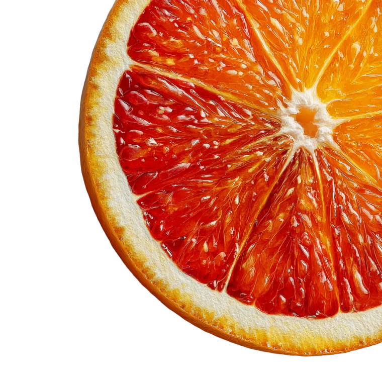 Half Orange Detail V2 Vinyl Car Decal Sticker – Waterproof & UV-Resistant 6.826666666666667"