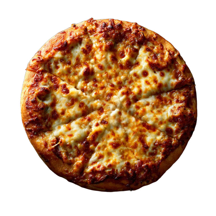 Cheese Pizza Top Vinyl Car Decal Sticker – Waterproof & UV-Resistant 3.4133333333333336"