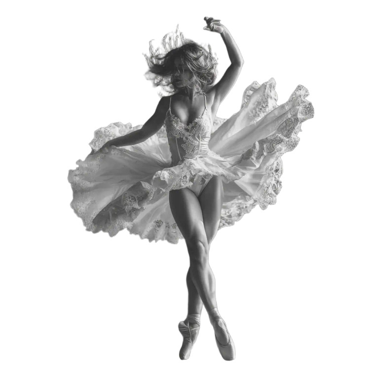 Tiny Dancer V2 Vinyl Car Decal Sticker – Waterproof & UV-Resistant 6.826666666666667"