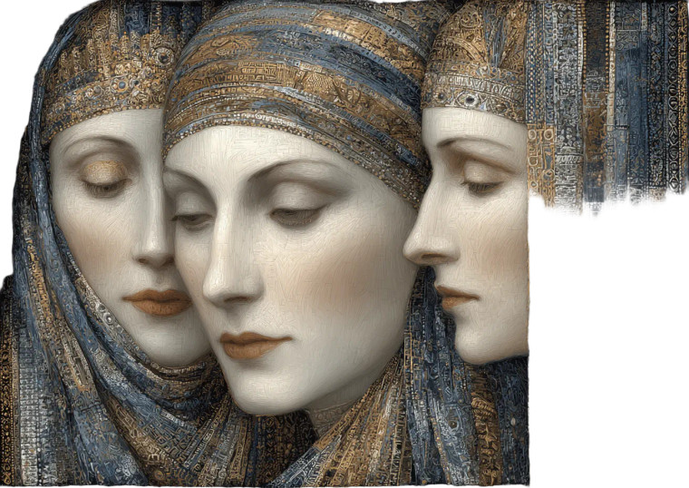 Mystical Queens Vinyl Car Decal Sticker – Waterproof & UV-Resistant 6.1866666666666665"