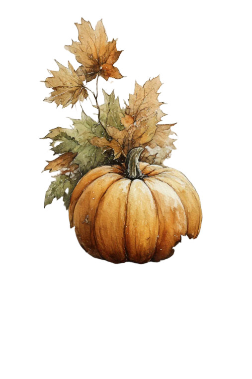Autumn Pumpkin Vinyl Car Decal Sticker – Waterproof & UV-Resistant 8.96"