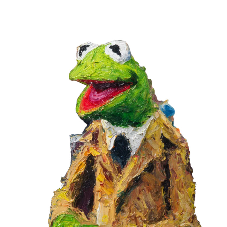 Kermit Subway Ride Vinyl Car Decal Sticker – Waterproof & UV-Resistant 3.4133333333333336"