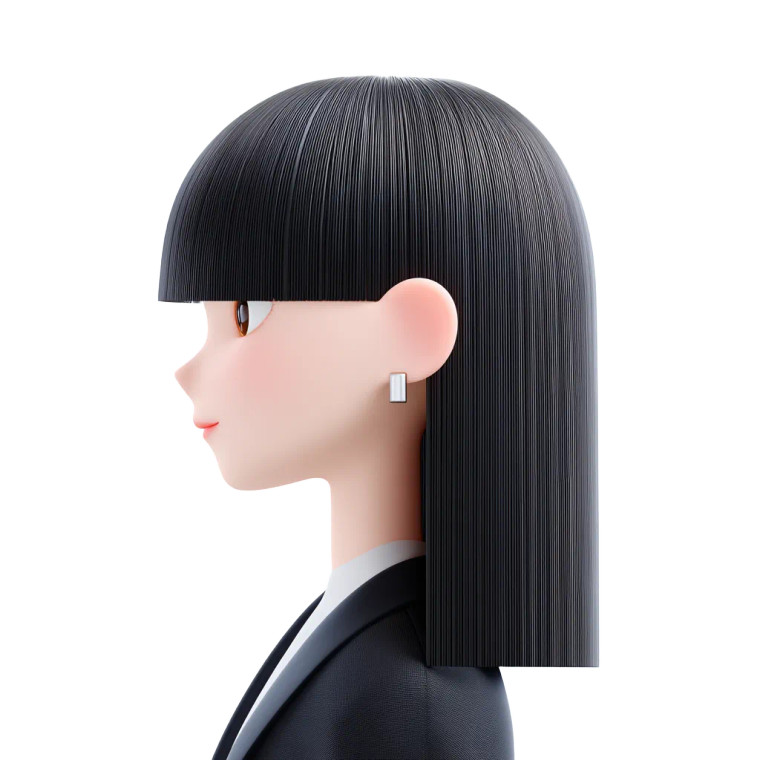 Anime-Influenced Portrait Vinyl Car Decal Sticker – Waterproof & UV-Resistant 6.826666666666667"