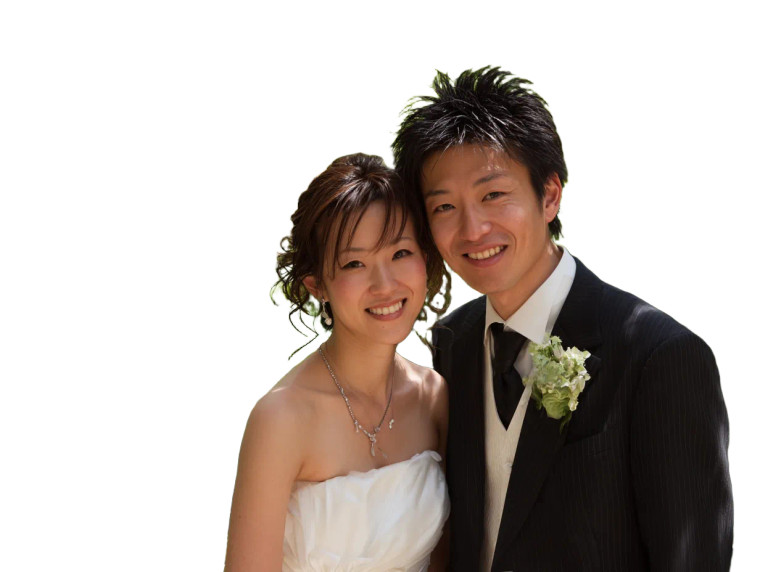 Japanese Wedding Couple Vinyl Car Decal Sticker – Waterproof & UV-Resistant 6.1866666666666665"