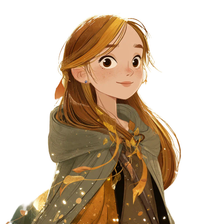 Enchanted Forest Maiden V3 Vinyl Car Decal Sticker – Waterproof & UV-Resistant 3.4133333333333336"