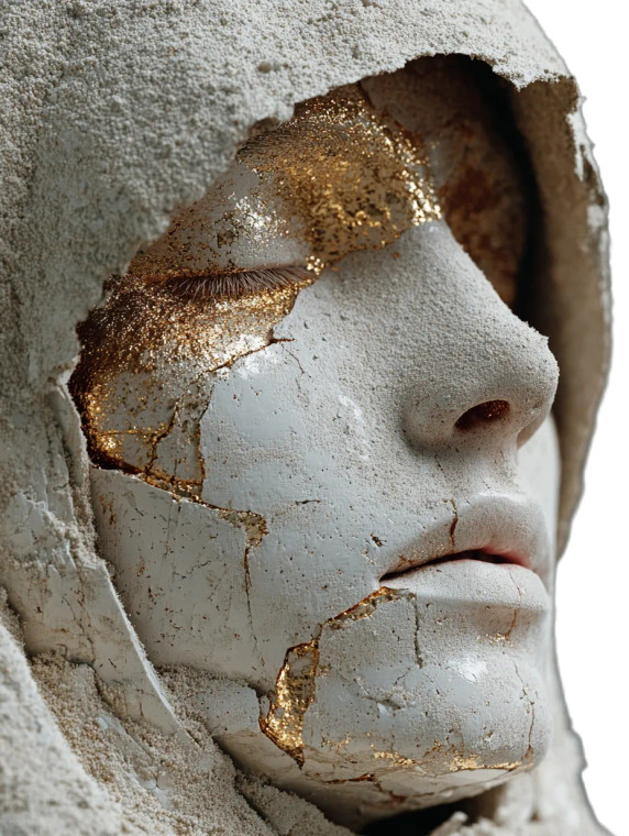 Sacred Digital Figure Vinyl Car Decal Sticker – Waterproof & UV-Resistant 4.1066666666666665"