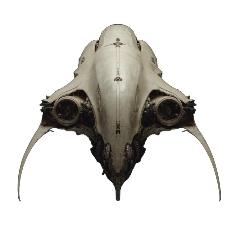 Giger Spaceship Vinyl Car Decal Sticker – Waterproof & UV-Resistant 6.826666666666667"
