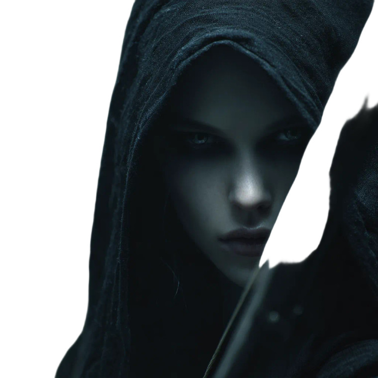 Mysterious Elf Archer Vinyl Car Decal Sticker – Waterproof & UV-Resistant 3.4133333333333336"