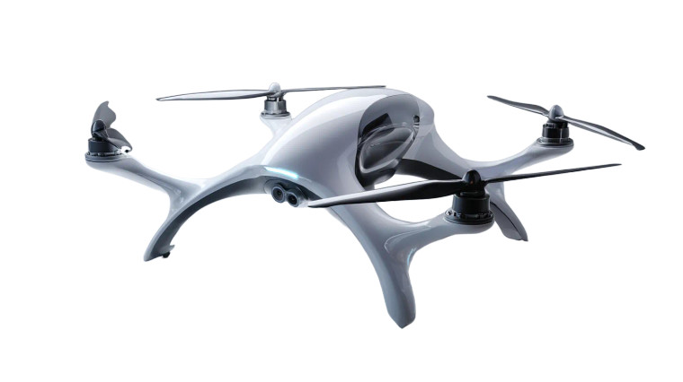 Modern Quadcopter Drone Vinyl Car Decal Sticker – Waterproof & UV-Resistant 5.4