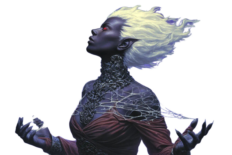 Chaotic Drow Priestess Vinyl Car Decal Sticker – Waterproof & UV-Resistant 5.97333333333333