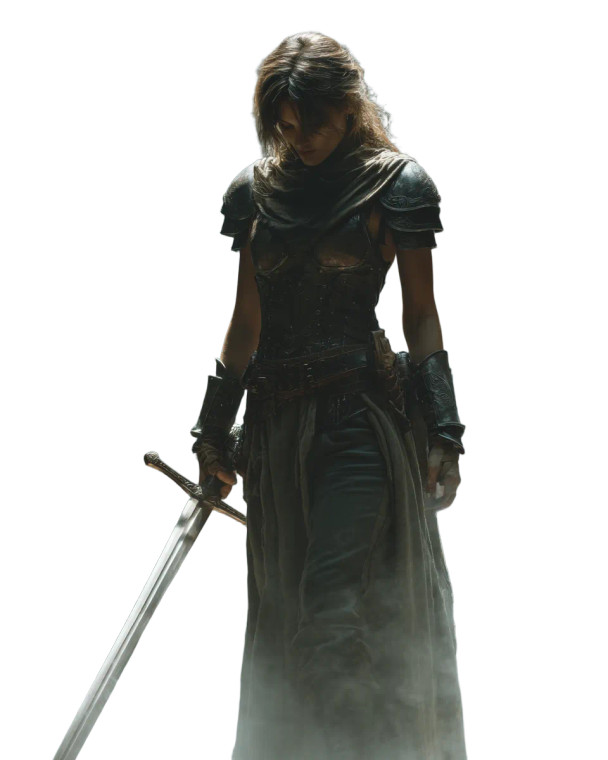 Modern Warrior Woman V2 Vinyl Car Decal Sticker – Waterproof & UV-Resistant 4.0"