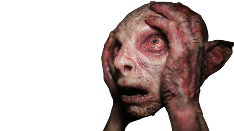 Gaunt Pale Creature Vinyl Car Decal Sticker – Waterproof & UV-Resistant 2.72"