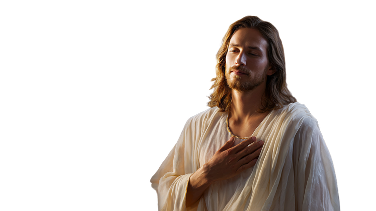 Serene Jesus Christ V6 Vinyl Car Decal Sticker – Waterproof & UV-Resistant 2.72"