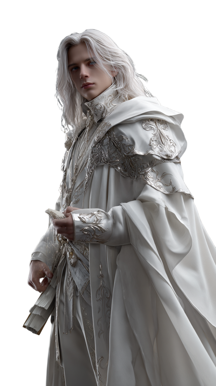 Handsome Archmage Portrait Vinyl Car Decal Sticker – Waterproof & UV-Resistant 9.706666666666667"