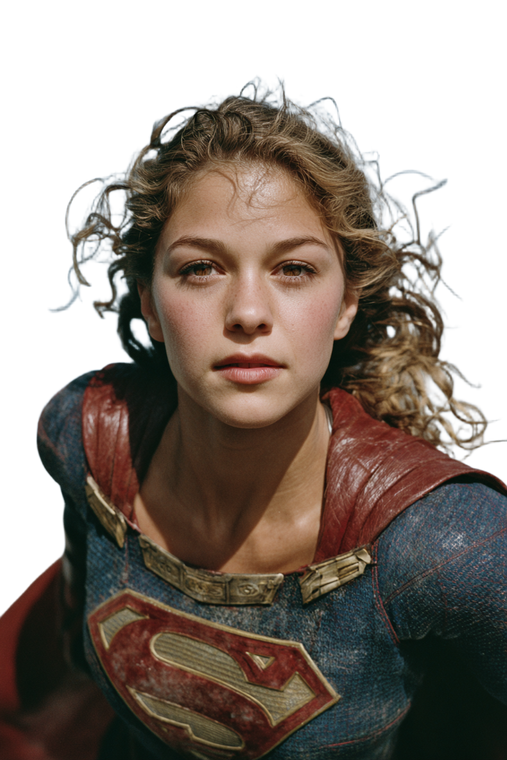 Heroic Supergirl Flying Vinyl Car Decal Sticker – Waterproof & UV-Resistant 4.4