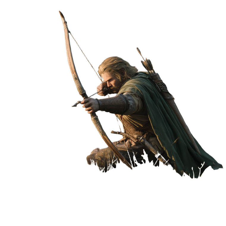 Medieval Archer V3 Vinyl Car Decal Sticker – Waterproof & UV-Resistant 6.826666666666667"