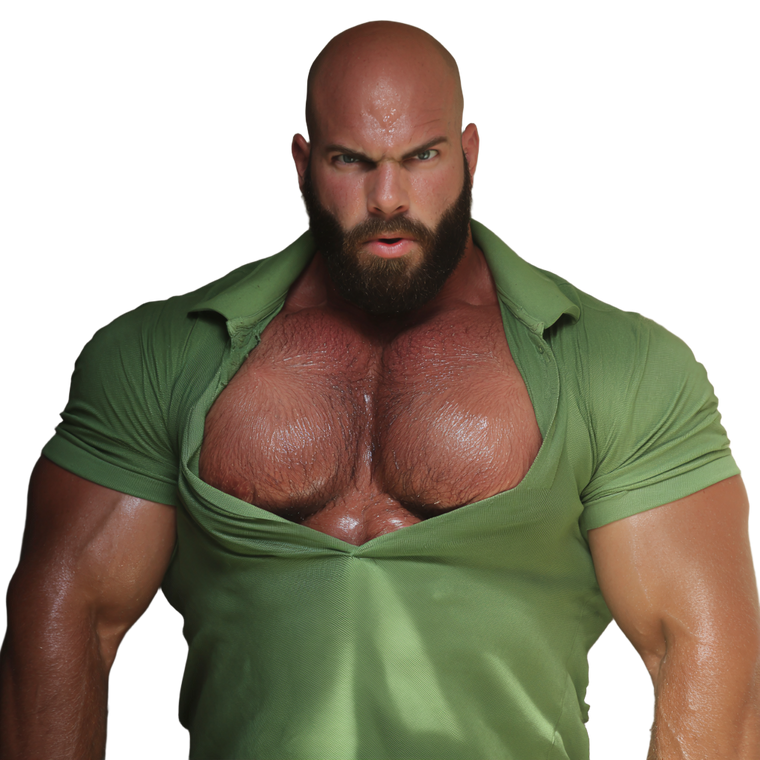 Sweaty Ogre Man Vinyl Car Decal Sticker – Waterproof & UV-Resistant 6.826666666666667"