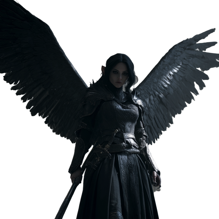 Terrifying Winged Elf Vinyl Car Decal Sticker – Waterproof & UV-Resistant 3.4133333333333336"