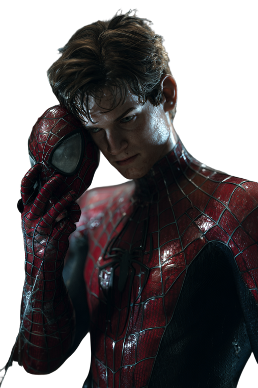 Spider-Man Pose V4 Vinyl Car Decal Sticker – Waterproof & UV-Resistant 4.4