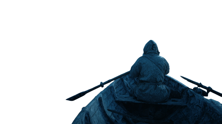 Lone Survivor Rowing Vinyl Car Decal Sticker – Waterproof & UV-Resistant 2.72"